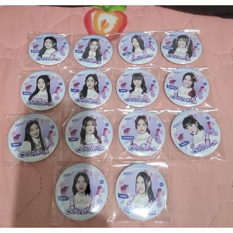 BNK48 เข็มกลัด Sukinanada