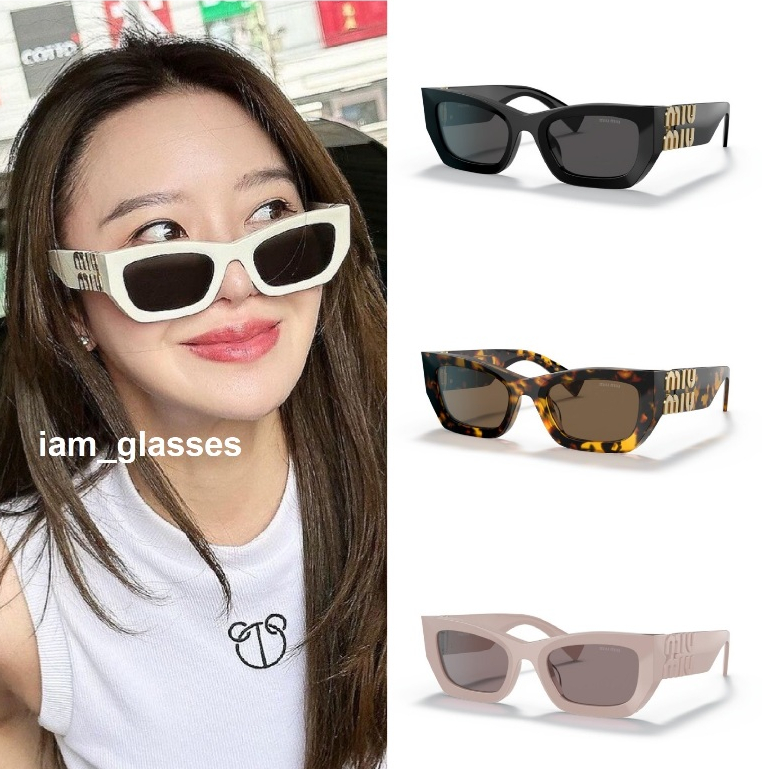 แว่นกันแดด Miu Miu รุ่น09ws รุ่นยอดนิยมใส่ง่าย เหมาะกับคนหน้ากลม ของแท้100% รับประกัน2ปีพร้อมอุปกรณ์