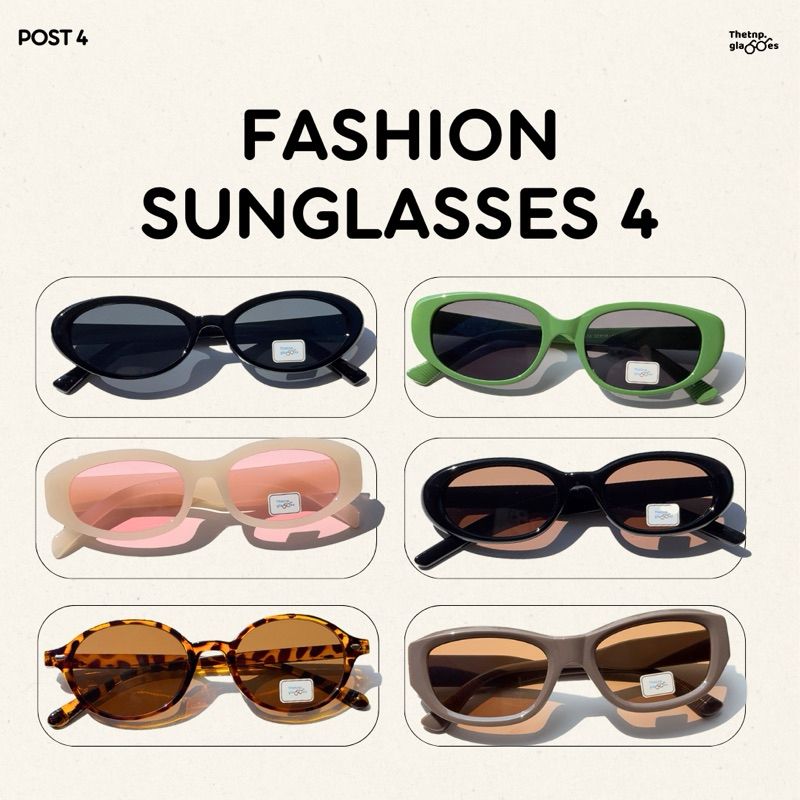 Thetnp (post 4/4) Fashion sunglasses แว่นกันแดด แว่นแฟชั่น ป้องกันแสงแดด