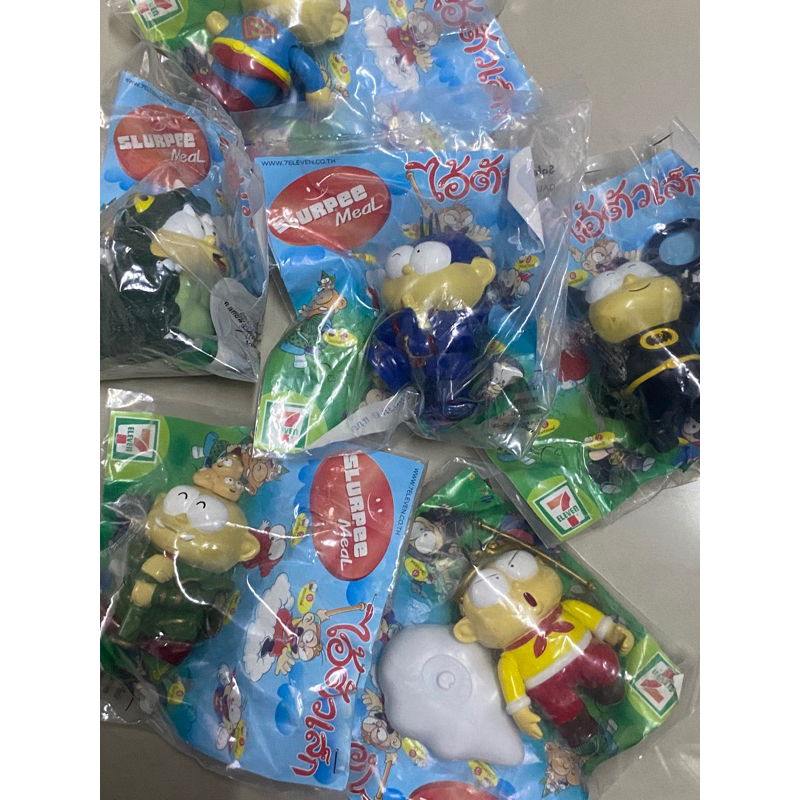 ปังปอนด์ 7-11 ของแถมสเลิฟปี้ เซเว่น สมัยก่อน หายาก Pangpond เด็กผม3เส้น การ์ตูน ปังปอน ไอ้ตัวเล็ก Sl