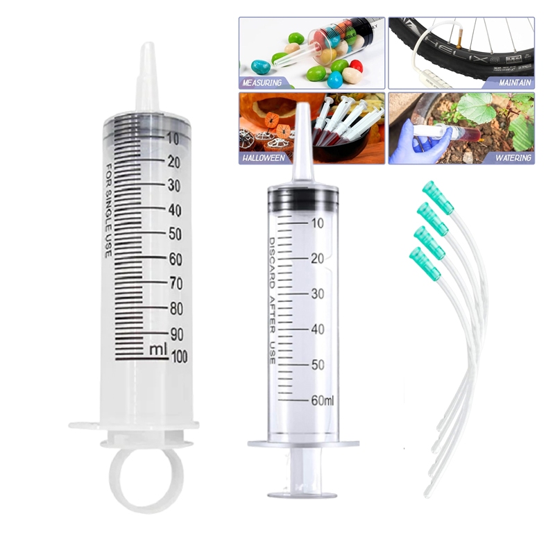 ไซริ้งค์ Syringe 60/100ml กระบอกฉีดยา สลิ้งฉีดยาใหญ่ ไซริงค์ป้อนนก ไซริ้งค์ป้อนอาหาร ใช้ป้อนสัตว์เลี้ยงได้ นก