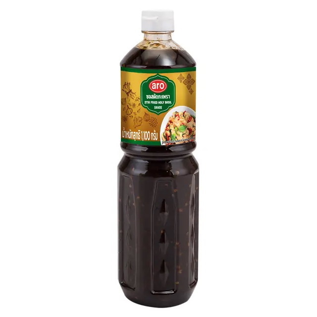ซอสผัดกะเพรา  เอโร่ ซอสผัดกะเพรา 1100 กรัม aro Stir-Fried Holy Basil Sauce 1100g