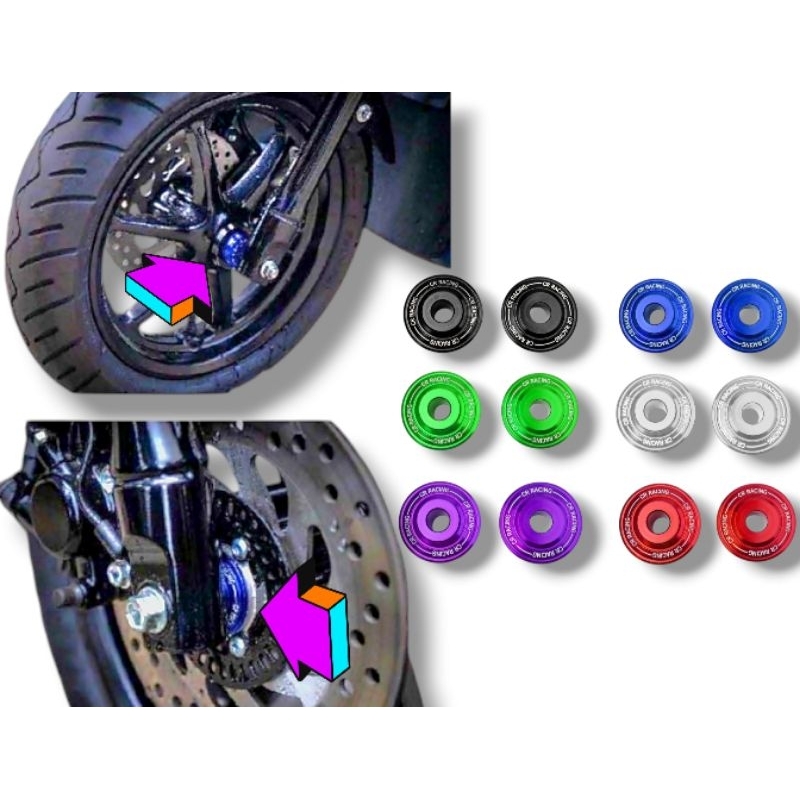 บูทล้อหน้า GRAND FILANO CNC ( By CR Racing ) ตรงรุ่น สินค้าไทยคุณภาพ 5