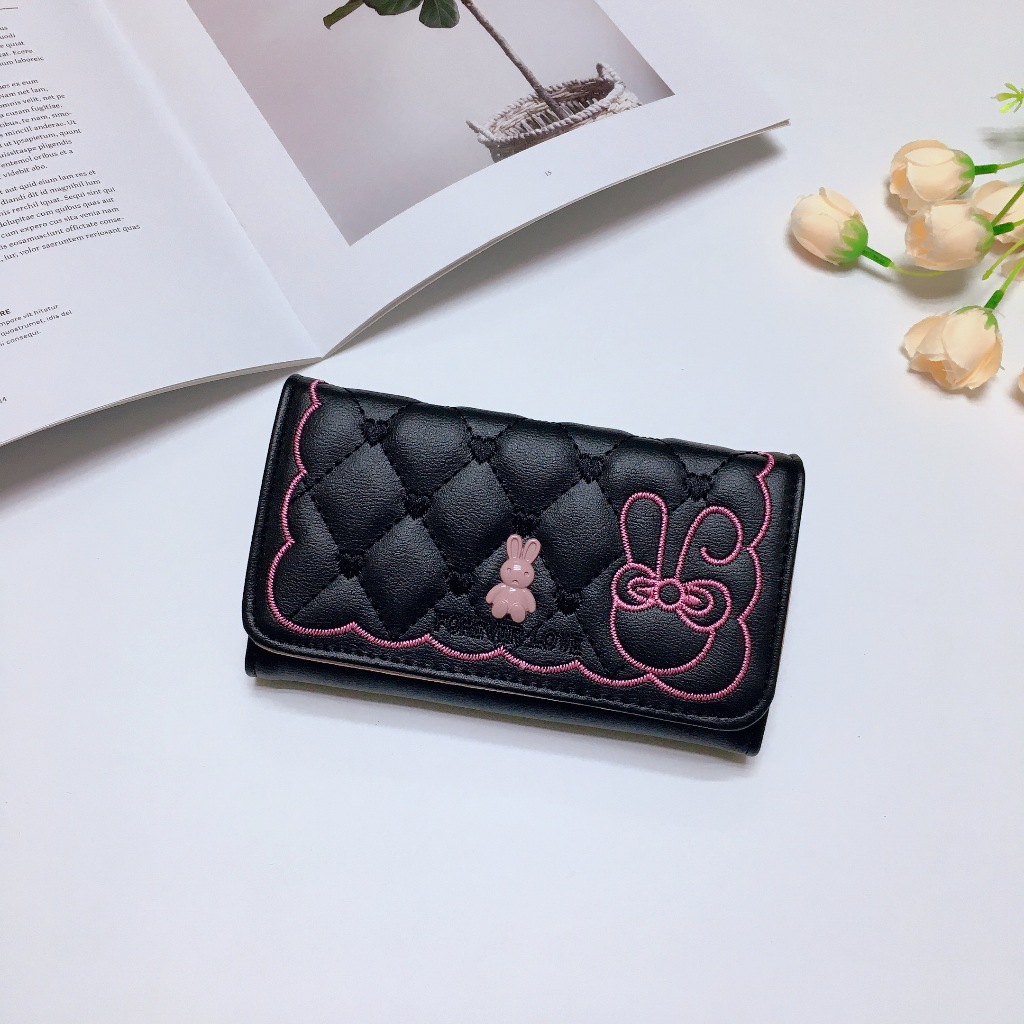 DZ11#กระเป๋าธนบัตรใบกลางรุ่น2พับ รายละเอียดสินค้า วัสุดหลัก : หนังpu ขนาดกระเป๋า : สูง 8.5 * กว้าง 13.5 CM. - รูปที่ 2