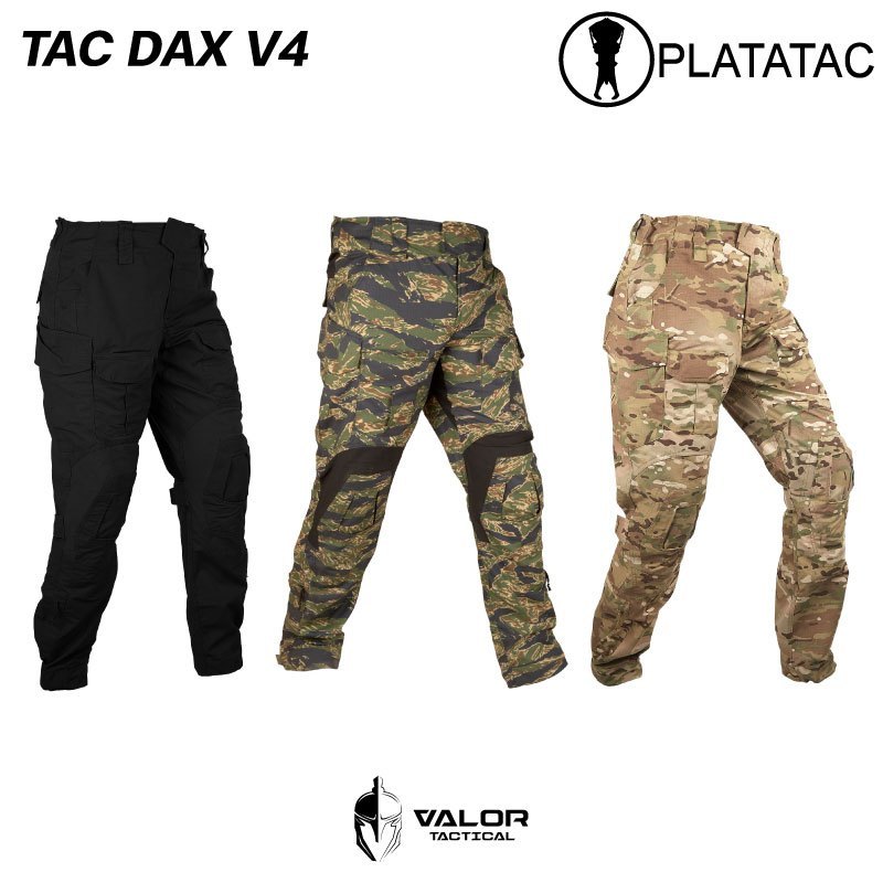 PLATATAC - Tac Dax V4 กางเกงคาร์โก้ กางเกงขายาว เดินป่า ลายพราง ผ้าไนลอน ทนทานสวมใส่สบาย combat pant