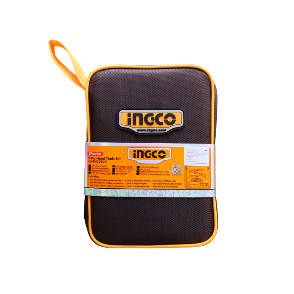 INGCO ชุดเครื่องมือช่าง อเนกประสงค์ 9 ชิ้นชุด รุ่น HKTH20809 (Hand Tool Set) ''C1'' - รูปที่ 2