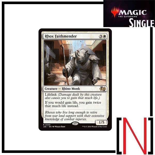 [MTG][Single][J25] Rhox Faithmender ระดับ Rare [ภาษาอังกฤษ]