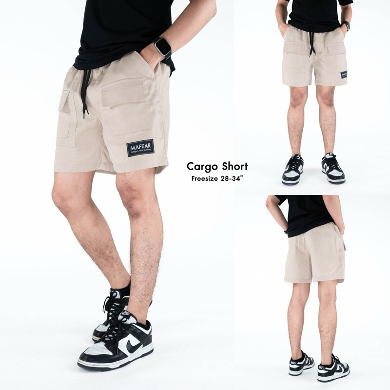 กางเกงขาสั้นเอวยืด MAFEAR