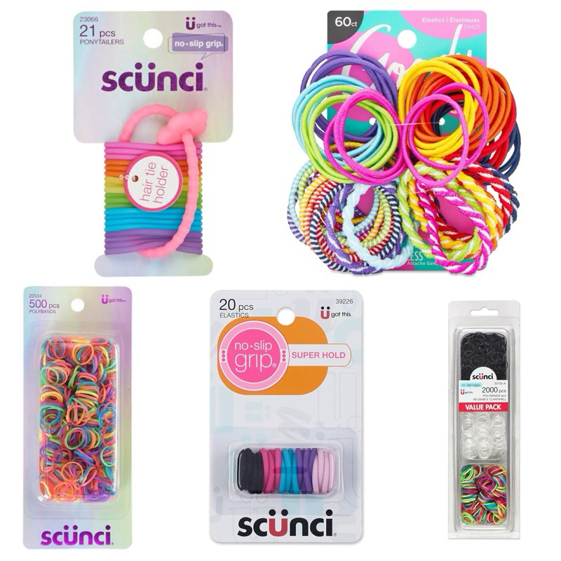 Goody Scunci รวมรุ่นยางมัดผมสำหรับเด็ก นำเข้าจากอเมริกา    ของใหม่ของแท้