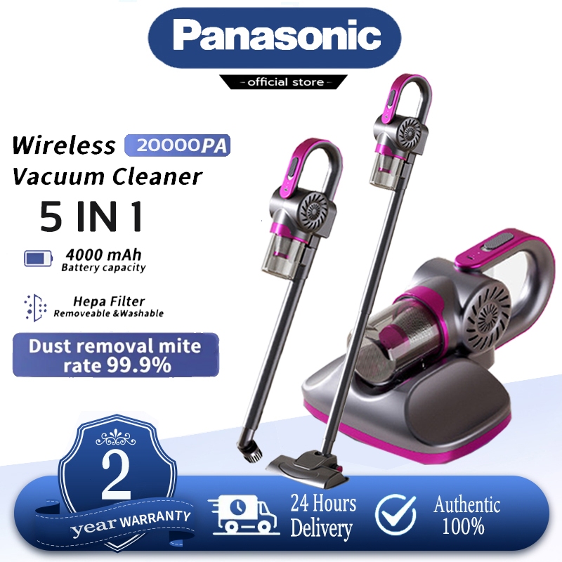 panasonic เครื่องดูดฝุ่นไร้สาย/เครื่องดูดไรฝุ่น /Vacuum Cleaner/ 20000Paแบบด้ามจับ เครื่องดูดฝุ่น