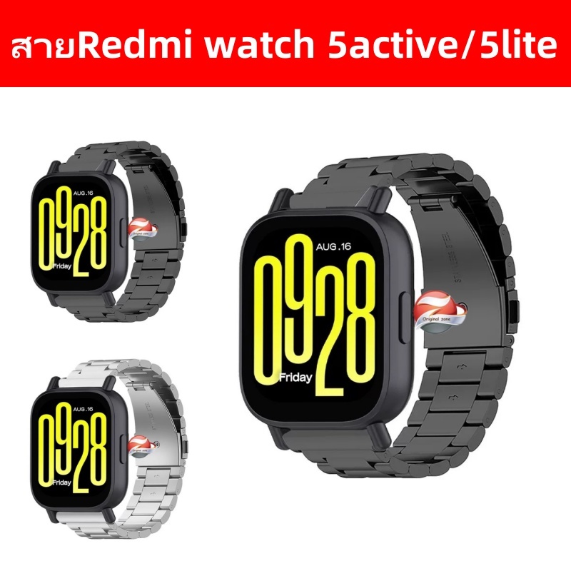 สายนาฬิกาข้อมือ ใช้ได้กับRedmi watch 5active/5lite 22mm แบบ สแตนเลส สําหรับ Huami Amazfit GTR 3 Pro GTR 2 Pace GTR 47mm