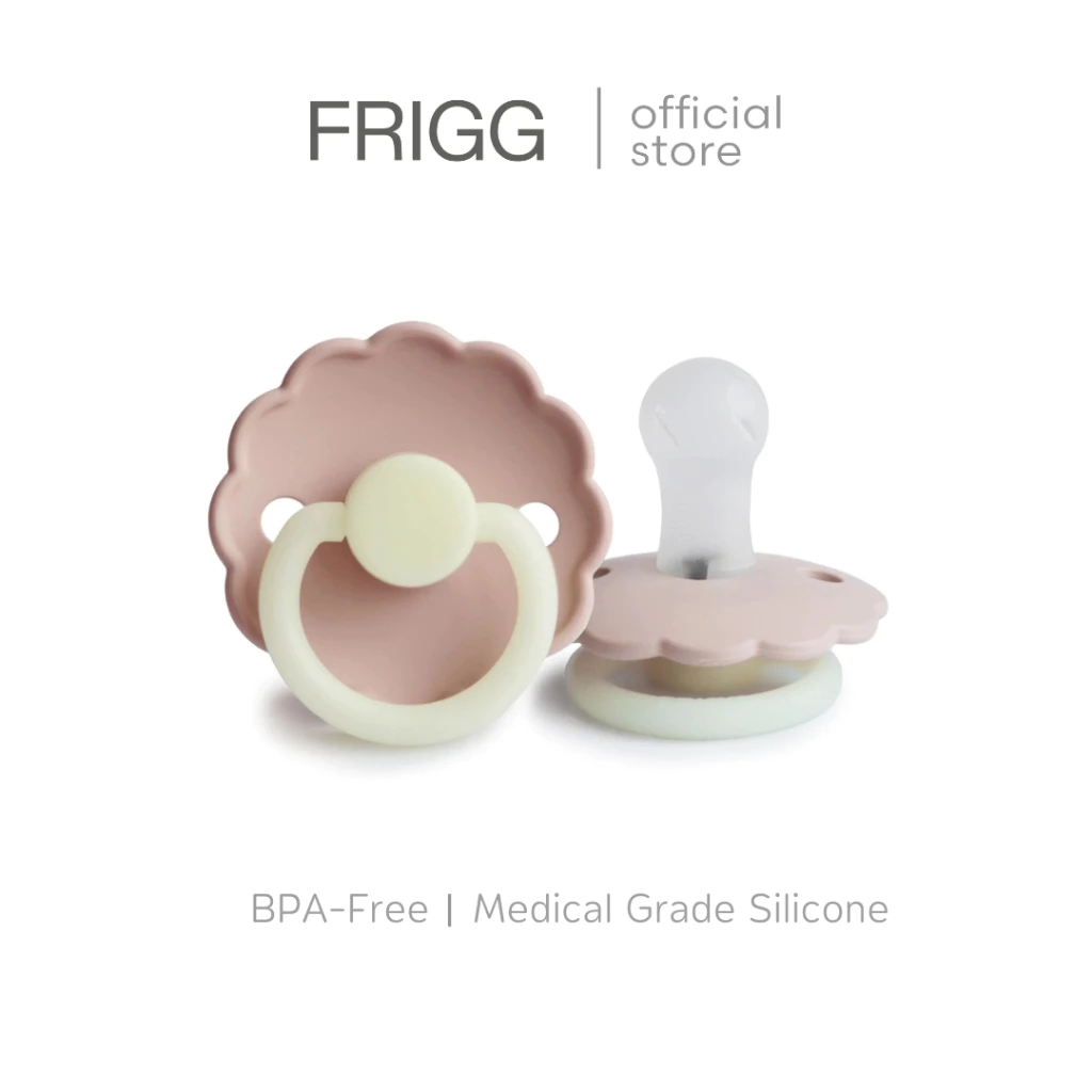 FRIGG Daisy Night Silicone จุกหลอกยางซิลิโคน รุ่นเดซี่ไนซ์ (ห่วงเรืองแสง)