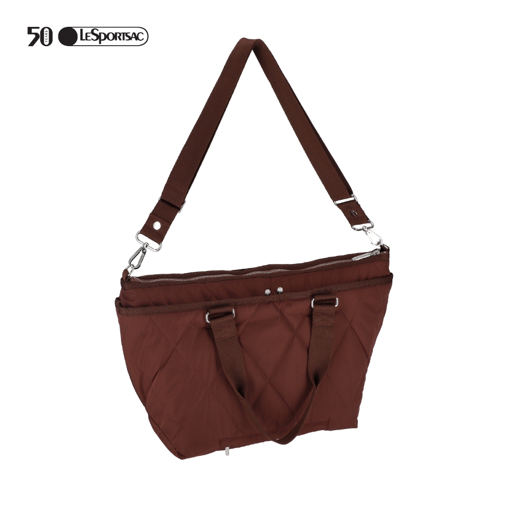 Lesportsac Quilt zip tote bag กระเป๋าถือ กระเป๋าสะพาข้าง Style 1532