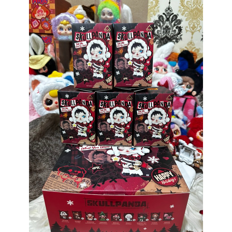 (ใช้โค้ดแฟชั่นได้)พร้อมส่ง เช็คการ์ดเท่านั้น Skullpanda Tell me what you want