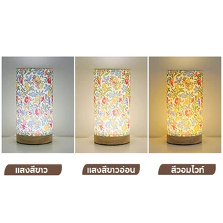 🏷️[Home]🔥 โคมไฟตั้งโต๊ะ LED สไตล์ญี่ปุ่น มินิมอล USB ปรับความสว่างได้ โคมไฟข้างเตียง ไม้เนื้อแข็ง แสงอบอุ่นสีวอร์ม🔥