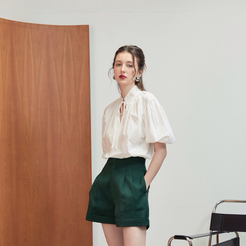 REALLOOSE | Ribbon top (white) Best seller