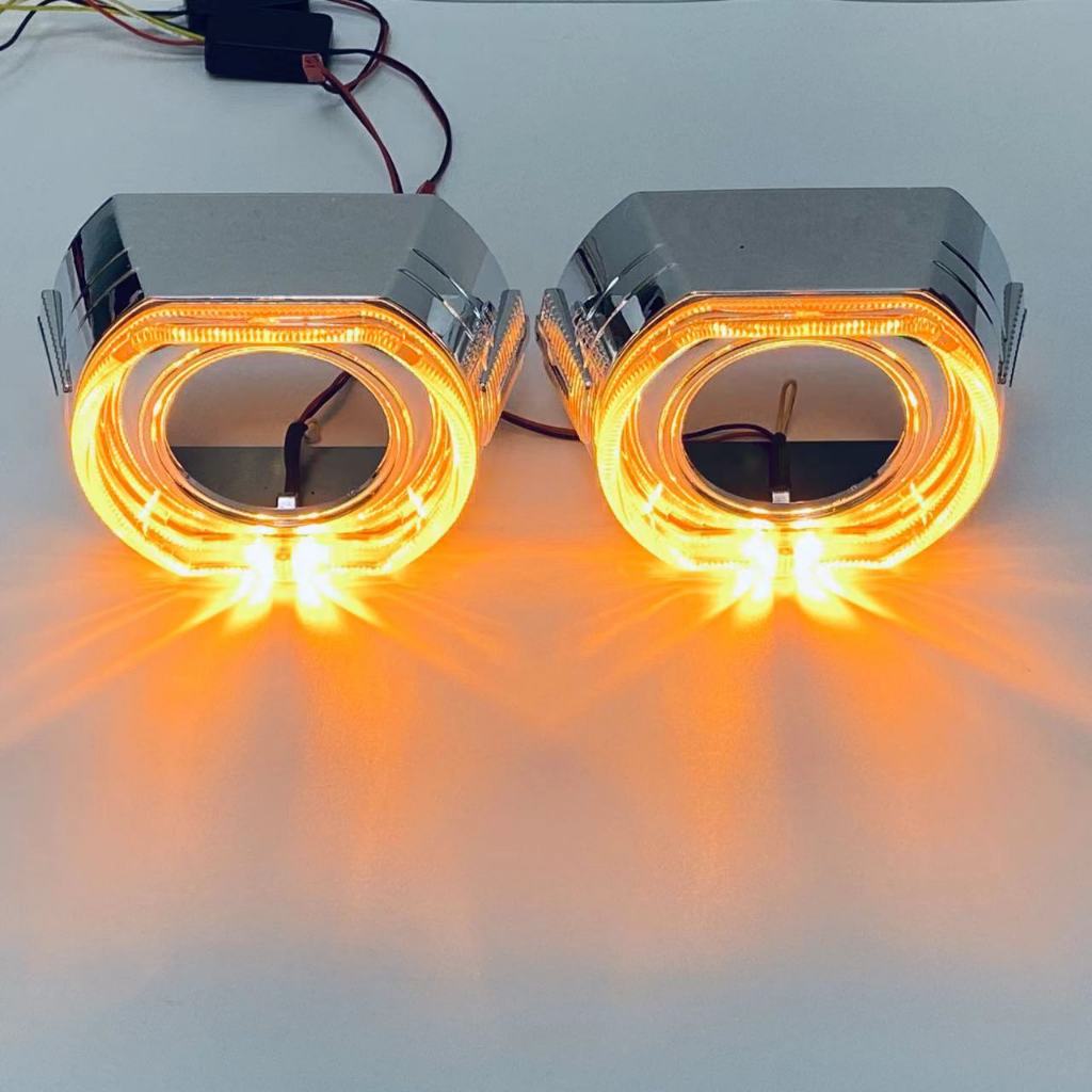 ฝาครอบโปรเจคเตอร์ Bi LED สไตล์ BM 3 นิ้ว