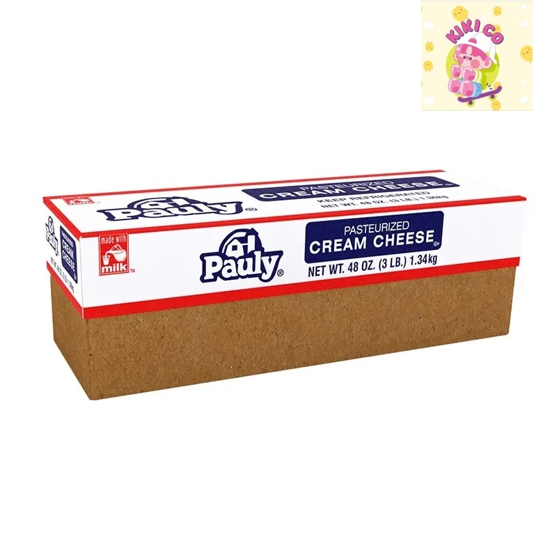 Pauly พอลลี ครีมชีส 1.34 กก. (ส่งแช่เย็น) ก้อนชีสฟรีซ ก้อนชีสแช่เย็น ชีสก้อน ชีสชีส