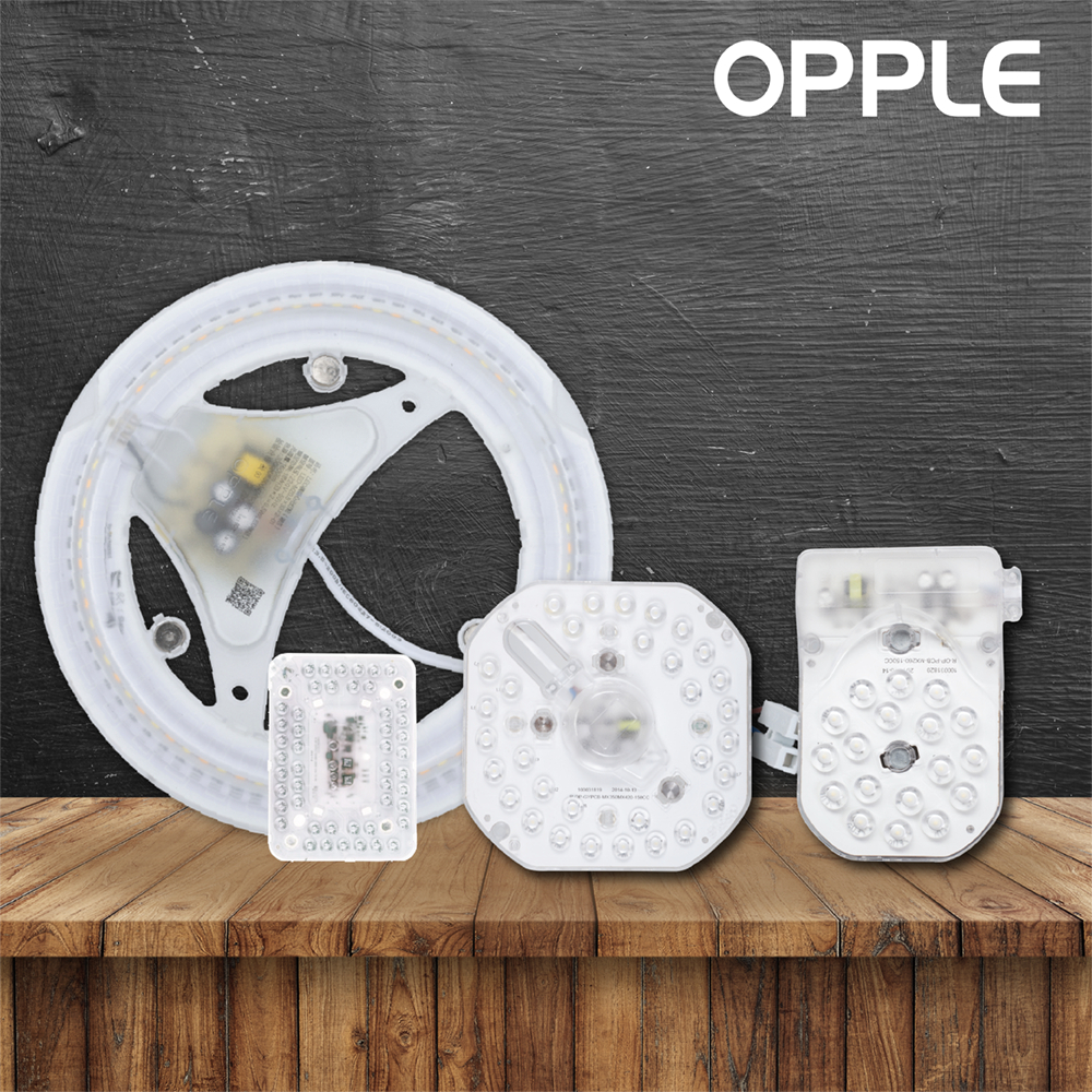 Opple แผงไฟเพดาน LED หลอดไฟเพดาน โคมไฟเพดาน แผ่นชิพไฟเพดาน หลอดไฟโคมซาลาเปา แผงแม่เหล็ก