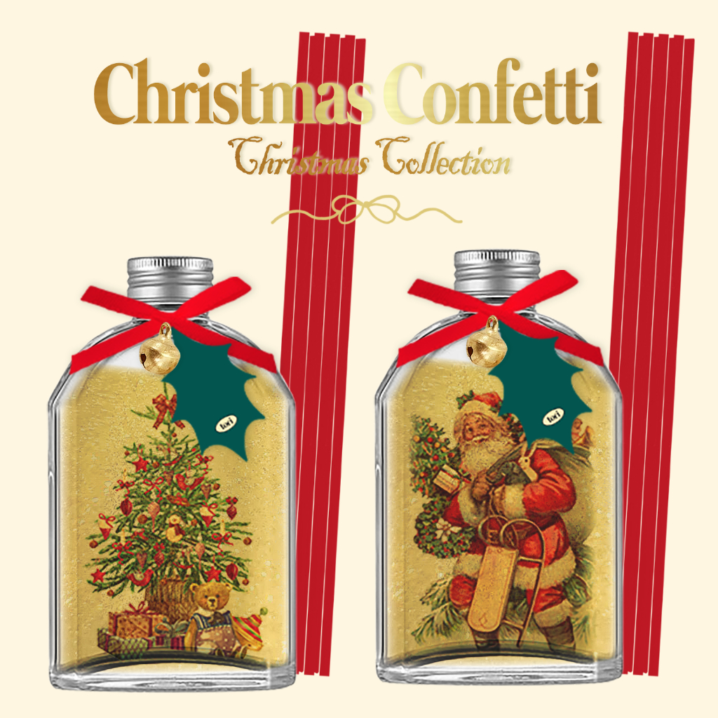 TORIAROMA | ก้านไม้หอมรุ่น Confetti Christmas 105ml. 🍒🧸🌲ก้านไม้หอมคริสมาสต์