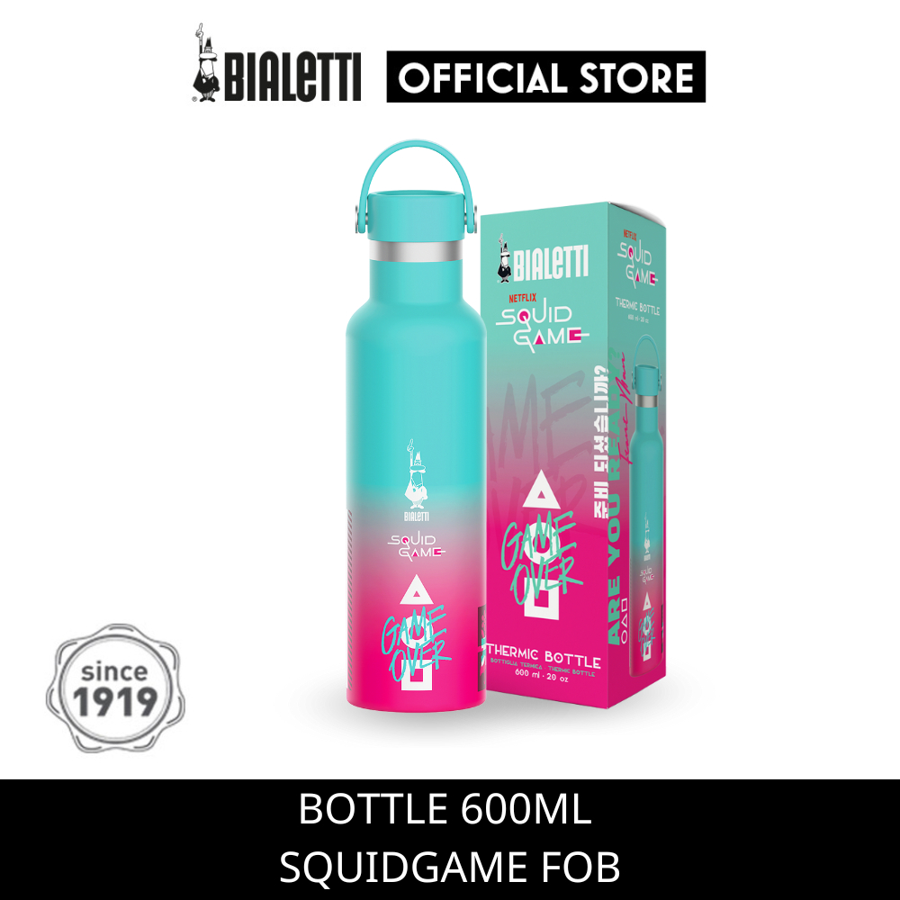 Bialetti กระบอกน้ำ BOTTLE ขนาด 600ML รุ่น SQUIDGAME [BL-SQUID004/FB]