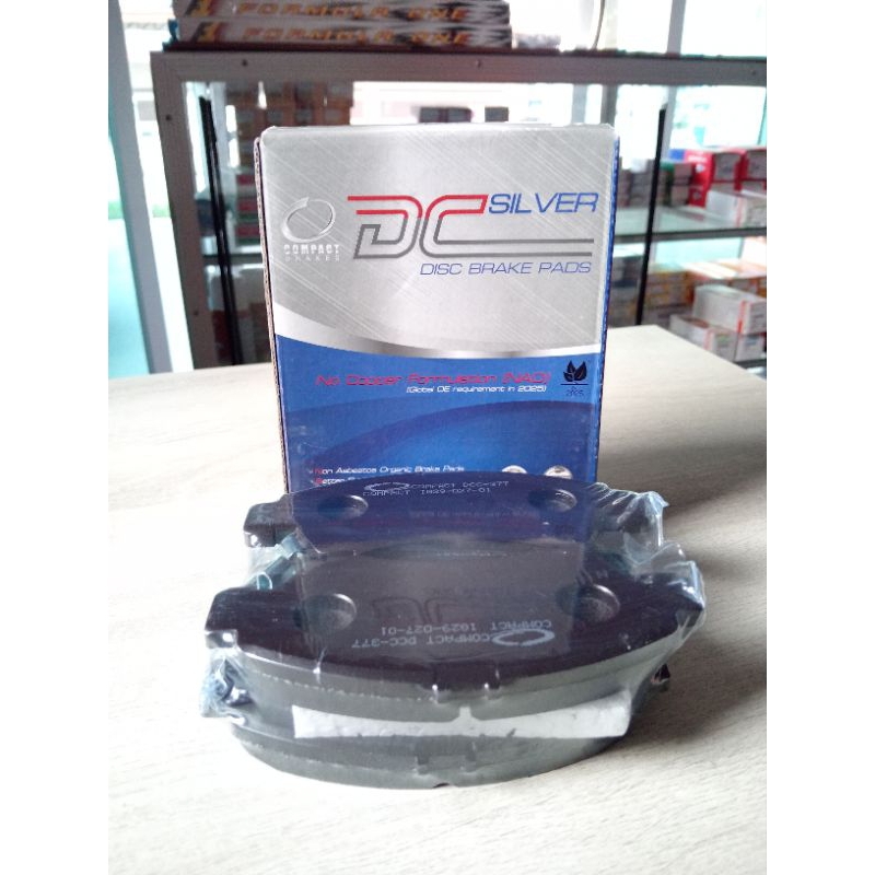 COMPACT DC SILVER ผ้าเบรคหน้า HONDA CITY / JAZZ GD ปี2003-2007 รหัส DCC-377