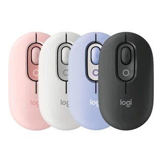 🔥ขายดีมาก🔥Logitech POP Wireless Mouse with Emoji Bluetooth เมาส์บลูทูธ ไร้สาย ขนาดกะทัดรัด พกพาสะดวก