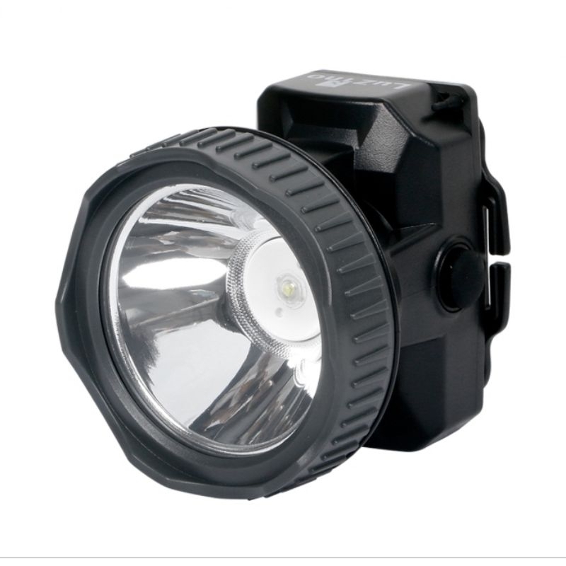 ไฟฉายคาดศรีษะ LED 3 วัตต์ LUZINO รุ่น KN-L5332 IP67 สีดำ - เทา