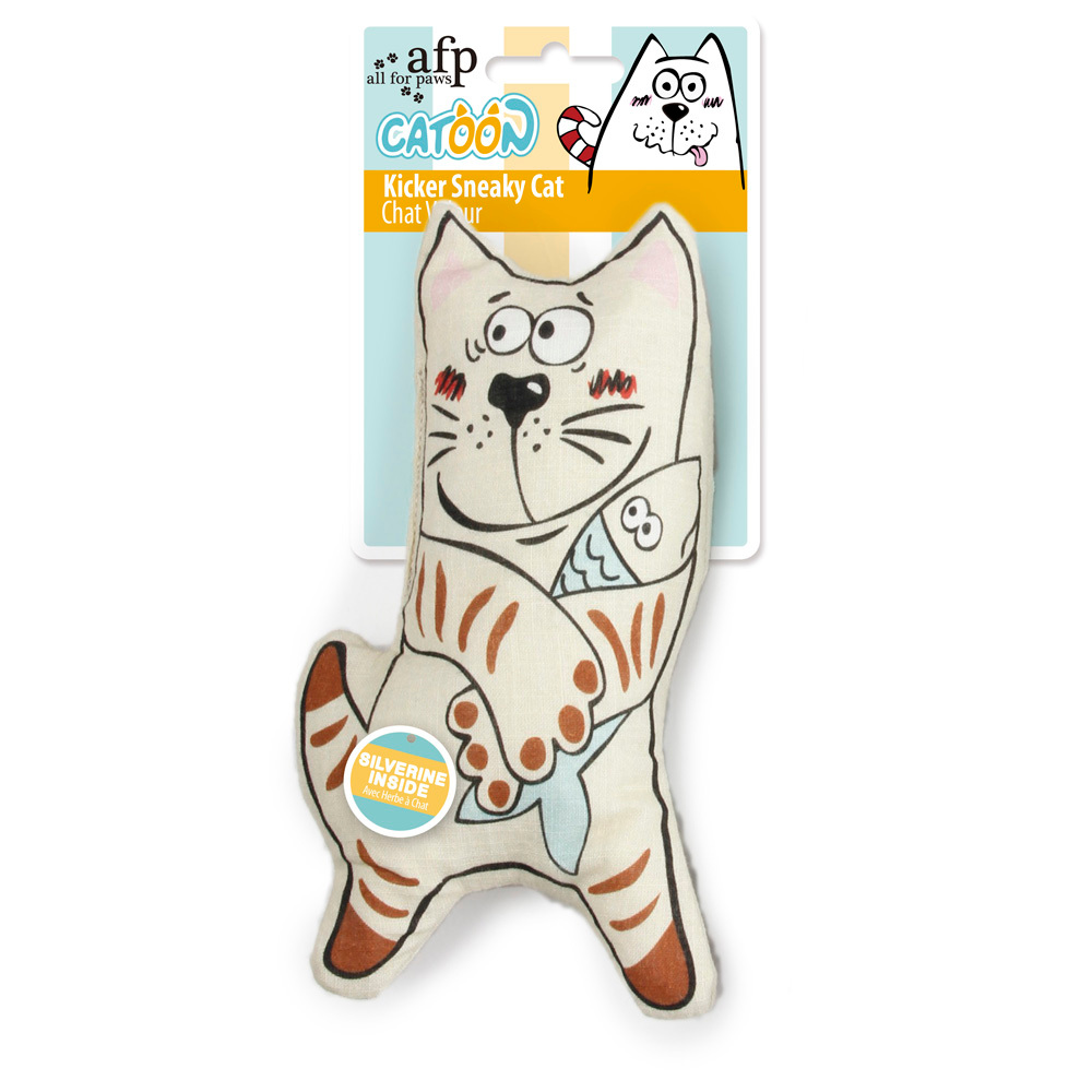 AFP ของเล่นสัตว์เลี้ยง แคทนิป Kicker Sneaky Cat