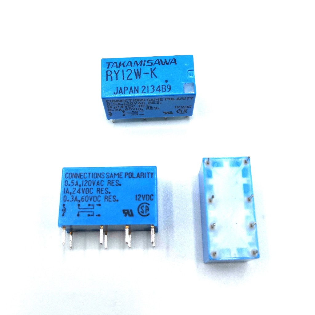 รีเลย์ (TAKAMISAWA) RY 12W-K 12VDC 8P, RY 24W-K 24VDC 8P