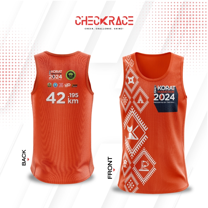 เสื้อวิ่งแขนกุด The Mall Korat Marathon 2024 (42K)