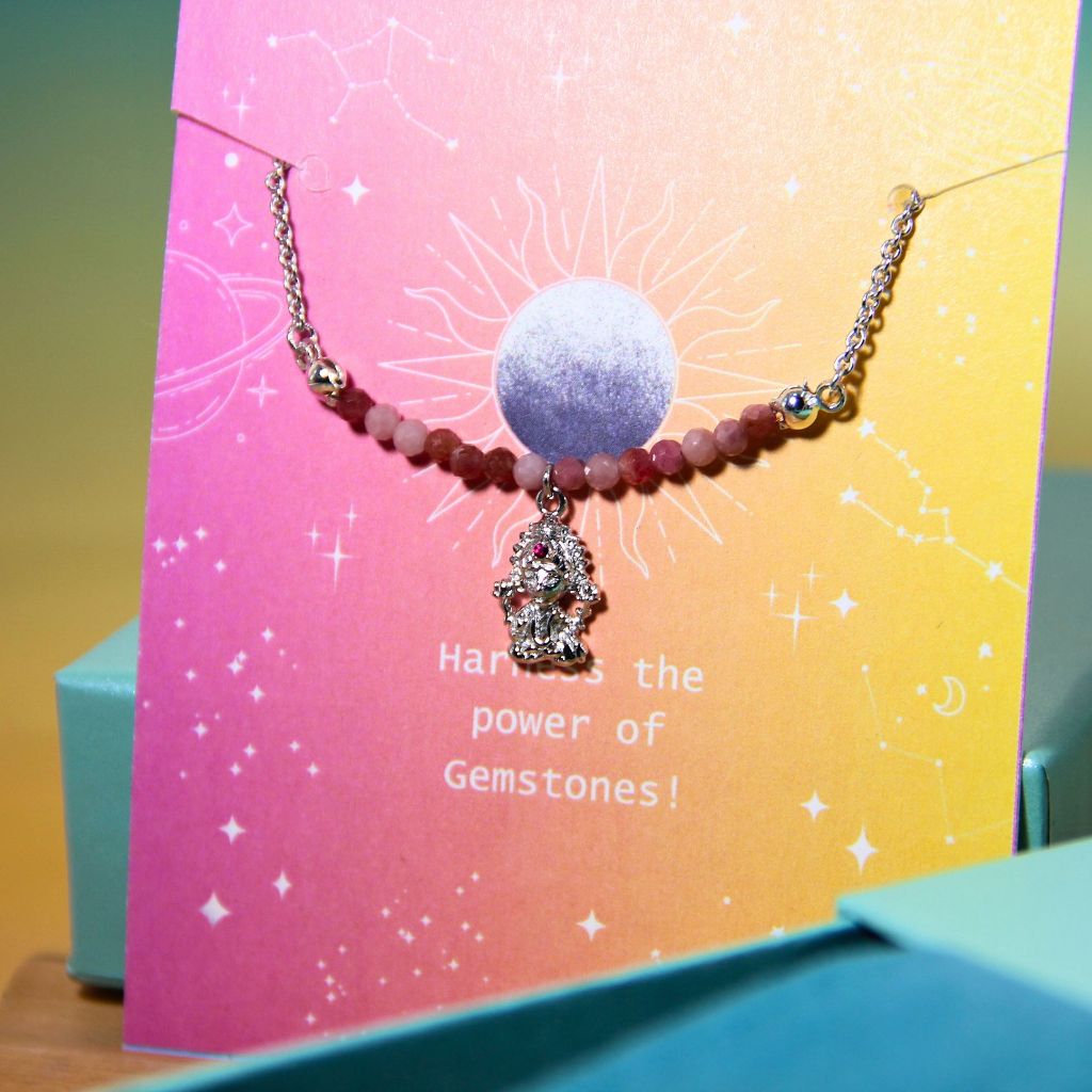 Lakshmi Genuine Stone Bracelet: Moress Mutelu สร้อยหินเเท้ เครื่องรางพระเเม่ลักษมี โมเรสมูเตลู