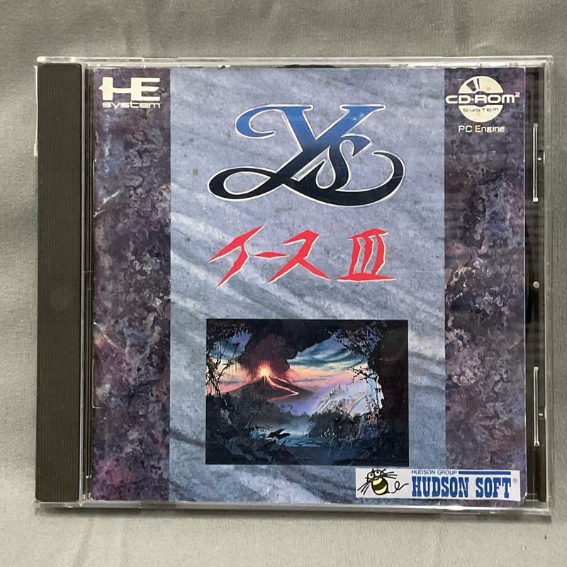 แผ่นแท้ [Super Cd-Rom2] Ys III: Wanderers from Ys (Japan) PC Engine CD ROM