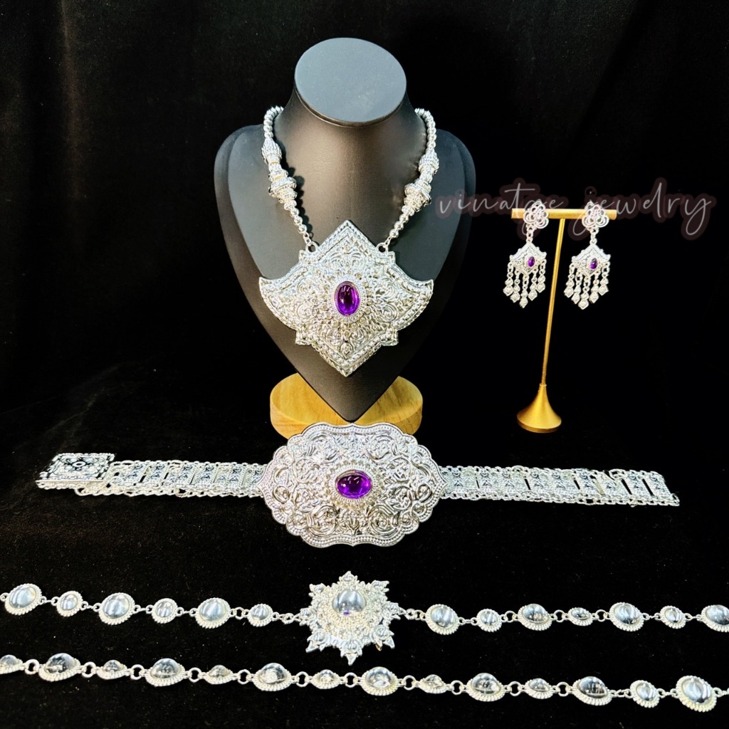 สร้อยชุดไทย เครื่องประดับชุดนางรำ เหมาะสำหรับผู้หญิงและผู้ชาย