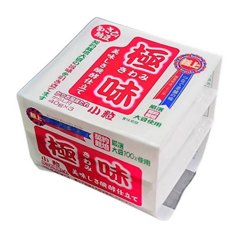 ถั่วนัตโตะ อาซาฮี คิวามิ (แพ็ค 3 ถ้วย) Natto ถั่วหมัก ถั่วเน่า ถั่ว นัตโตะ นำเข้าจากญี่ปุ่น