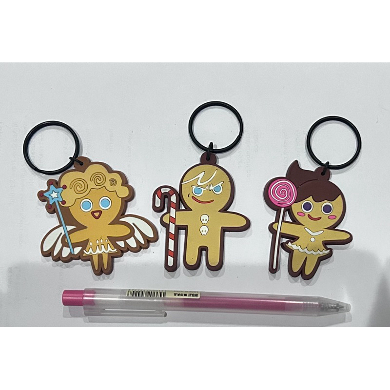 พวงกุญแจยาง cookies run คุ้กกี้รัน เกมส์คุ้กกี้รัน