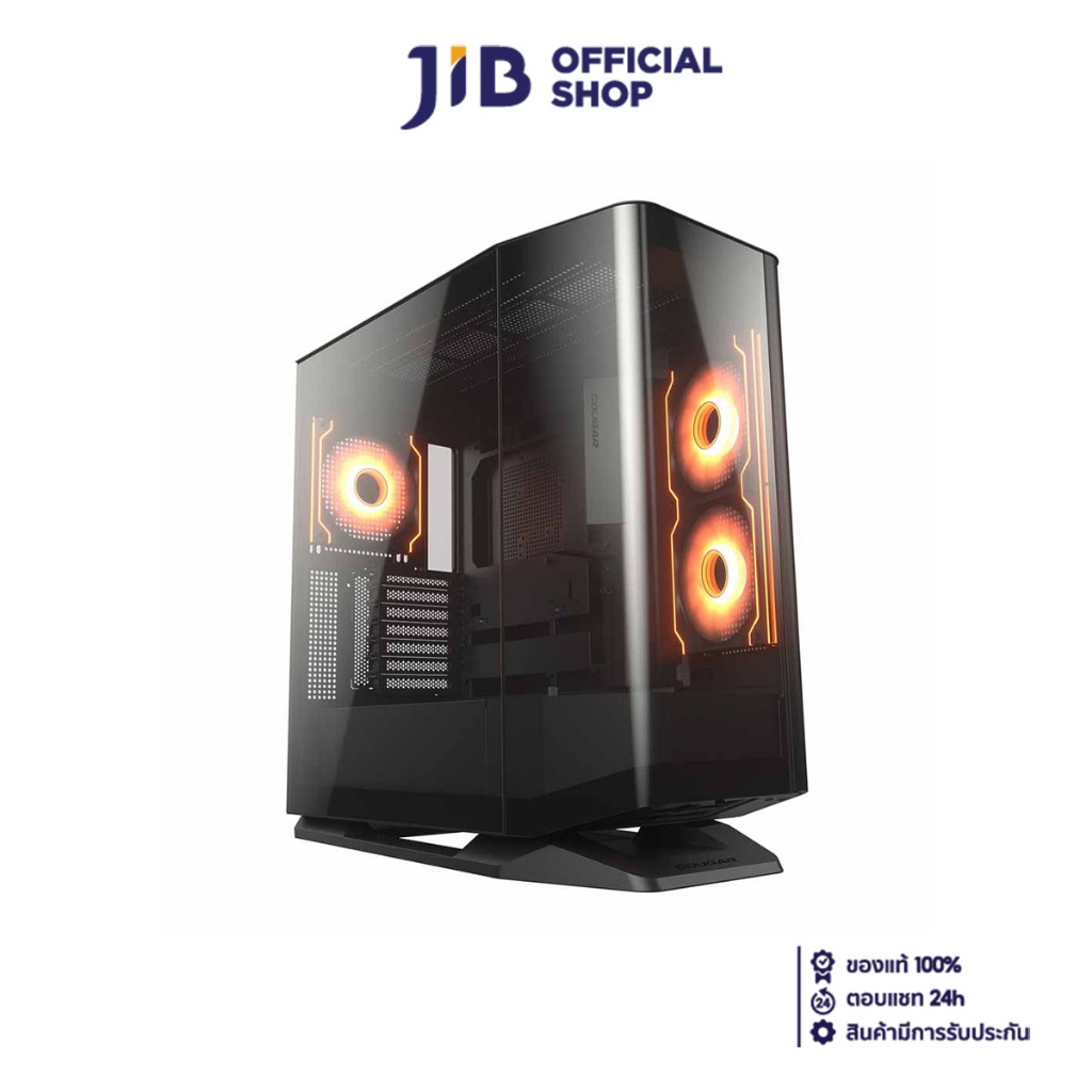 CASE (เคส) COUGAR FV270 RGB (BLACK) (E-ATX)