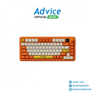 AJAZZ WIRELESS/BLUETOOTH KEYBOARD (คีย์บอร์ด) AK820 MAX LCD …