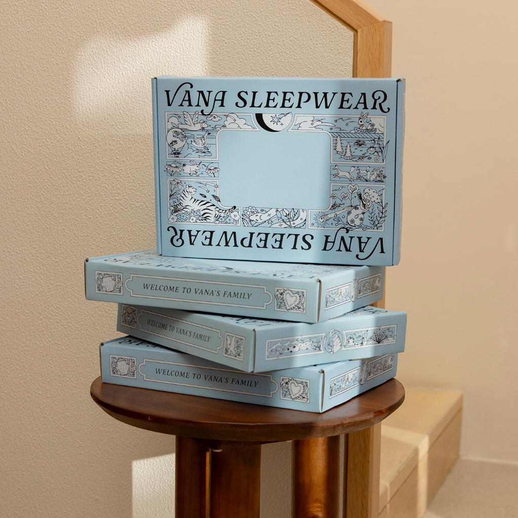 Vana giftbox กล่องพัสดุแบบของขวัญ