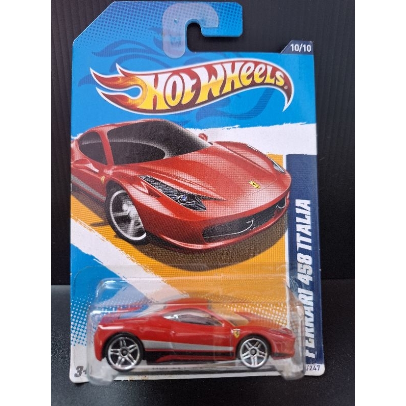 รถHotWheels Ferrari 458 ITALIA คละแบบ