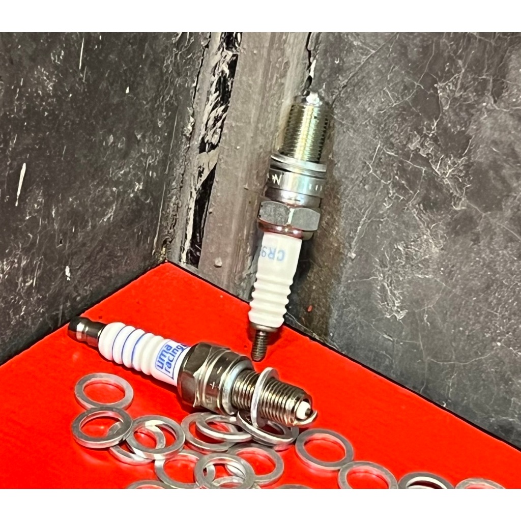 แหวนรองเกรียวหัวเทียนอลูมิเนียม ใช้สำหรับเซ็ตระยะหัวเทียนในเบ้าฝาสูบ - รูปที่ 2