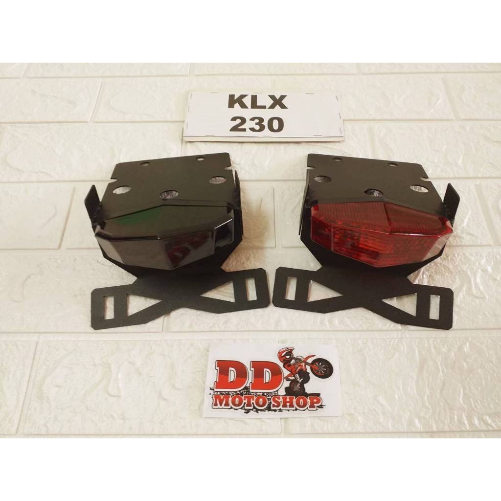ท้ายสั้น KLX230 #มีไฟเลี้ยวในตัว #โครงเหล็กหนา 1.2 มม. ไฟท้าย KLX230 KLX230SE KLX230SM SHERPA