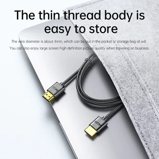 Seamwi สาย Hdmi 2.0 4K Hdmi Slim Cable สายเคเบิ้ลที่บางเฉียบ สามารถเชื่อมต่อกับจอมอนิเตอร์และทีวี