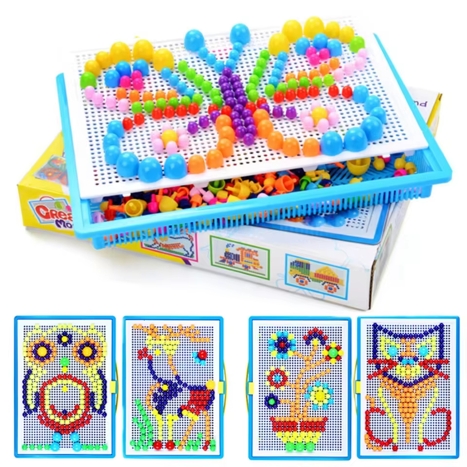 296 เกมปริมาตร 3D ปริศนา DIY พลาสติกแฟลชบอร์ดของเล่นเด็กของเล่นเด็กของขวัญสำหรับเด็ก