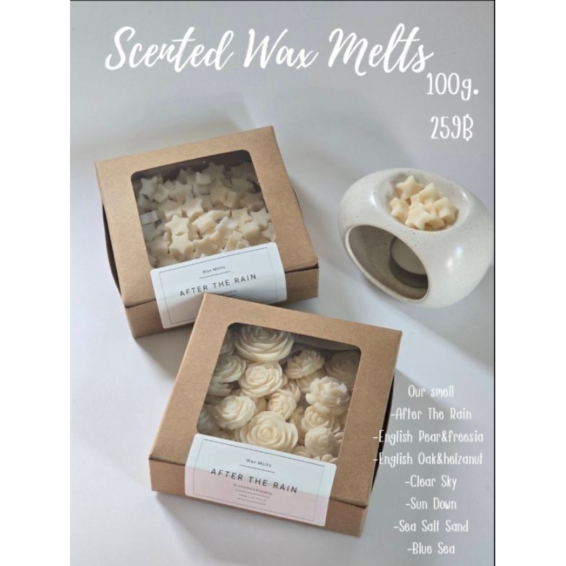 🕯Cirrusxxstudio เทียนหอมละลาย ใช้กับเตาอโรม่า Scented wax melts เทียนหอมออแกนิกส์ ไร้ควัน ปลอดภัยต่อเด็กและสัตว์เลี้ยง