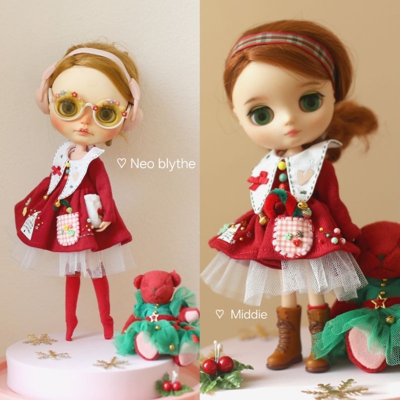 ˚₊‧꒰ა Noe blythe & Middie blythe งานคนไทยงานทำมือ100% #madewithelove