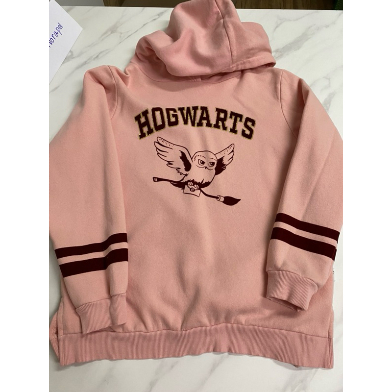 เสื้อกันหนาว hoody H&M แท้ Limited Harry Potter สีชมพู