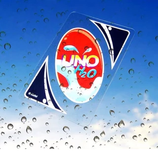 changkid การ์ดเกม UNQHI H2O การ์ดพลาสติก โปร่งแสง กันน้ำ พร้อมกล่องใส่การ์ด