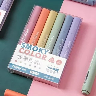 ​Chosch ปากกาไฮไลท์ ปากกาเน้นข้อความ มีหลายโทนสีให้เลือก สีพาสเทล สีสะท้อนแสง ไฮไลท์สีสันสดใส น่ารัก