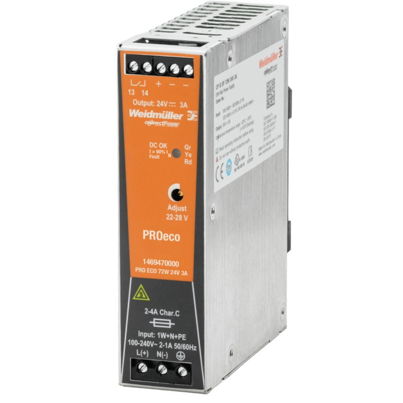 Power Supply 24V 3A-20A Brand Weidmuller